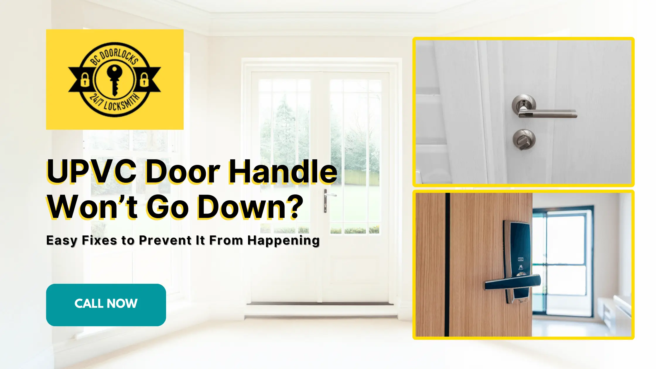 UPVC Door Handle Won’t Go Down? Easy Fixes to Prevent It From Happening